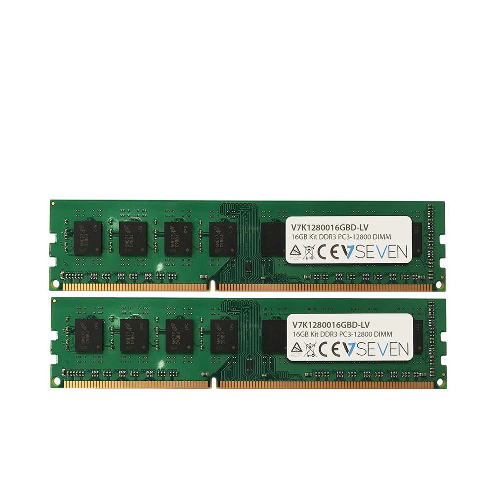 MODULO DDR3 16GB 2X8GB KIT 1600MHZ V7 CL11 NON ECC DI